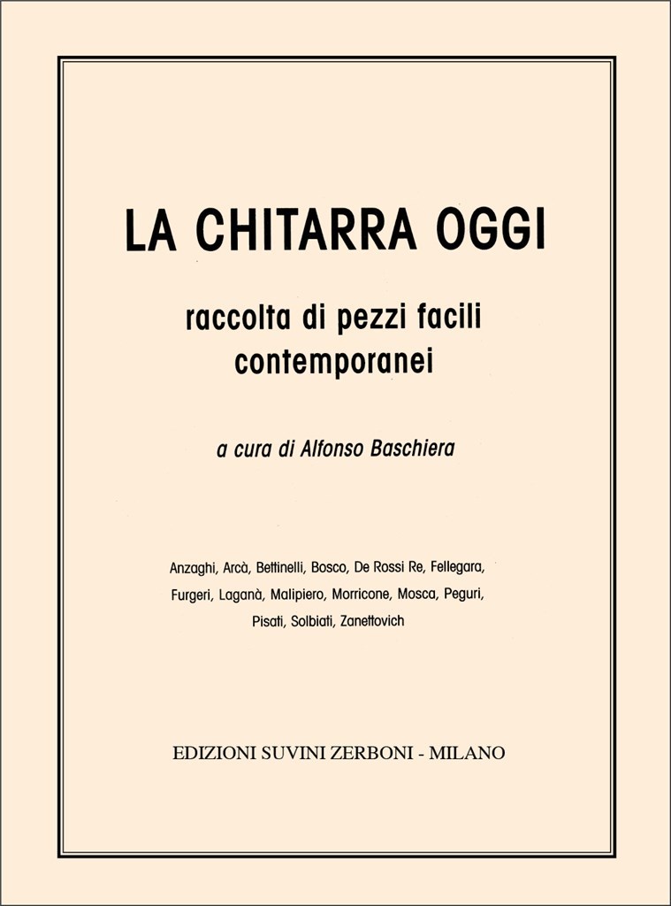 La Chitarra Oggi. Antologia Di